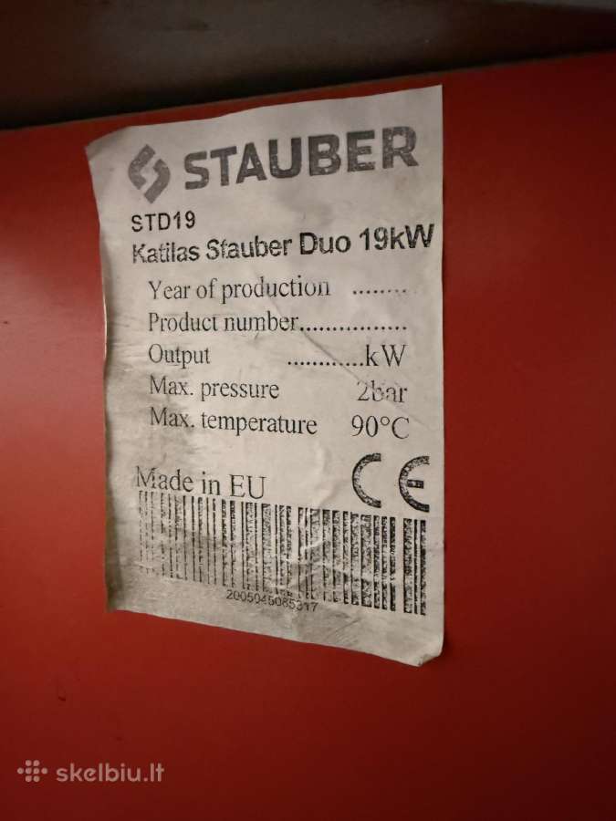 Katilas Stauber duo 19kw, Std19 - nuotraukos Nr. 4