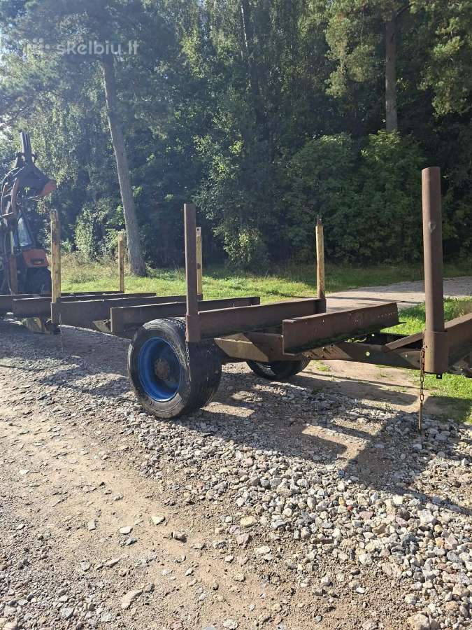 Tvirta priekaba rastams ar rulonams vešti - nuotraukos Nr. 3