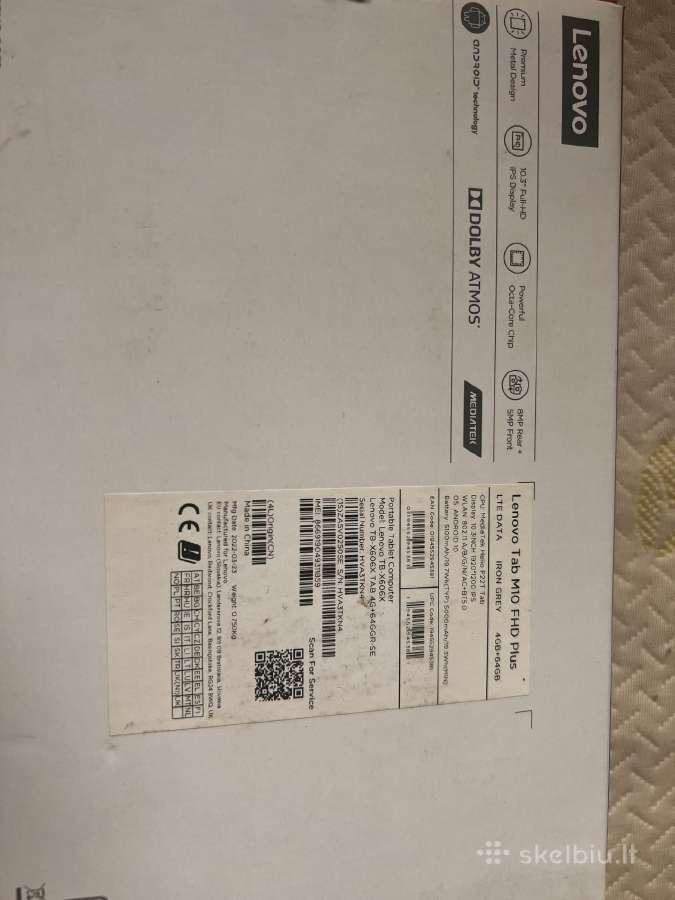 Lenovo tab MB fhd plus - nuotraukos Nr. 3