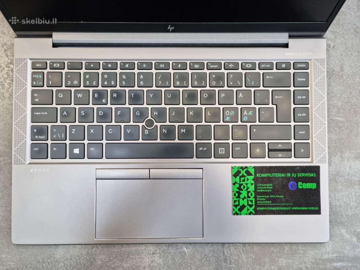 Hp Zbook Firefly i7-1165g7/16/256/14fhd/touch - nuotraukos Nr. 2
