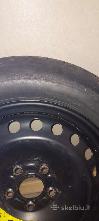 Ford Focus 2 atsarginis ratas 125/85 R16 5x108“ - nuotraukos Nr. 2