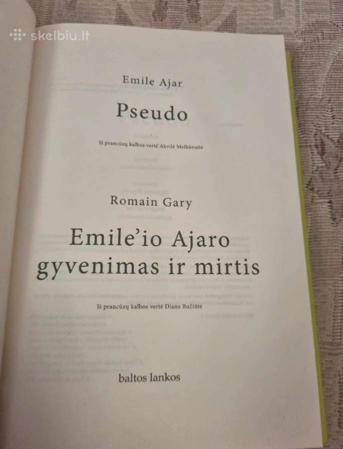 Emile'io Ajaro gyvenimas ir mirtis , Pseudo - nuotraukos Nr. 2