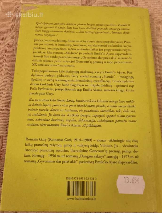 Emile'io Ajaro gyvenimas ir mirtis , Pseudo - nuotraukos Nr. 3
