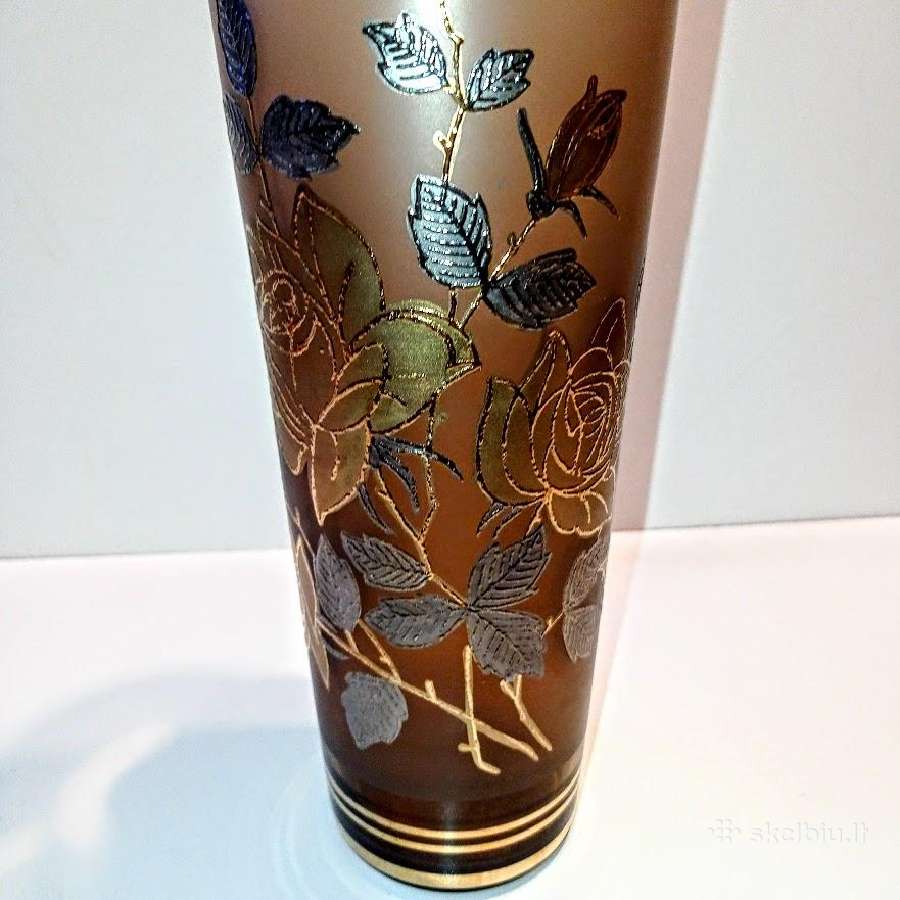 Aukšta Bohemia vaza 37 cm - nuotraukos Nr. 3