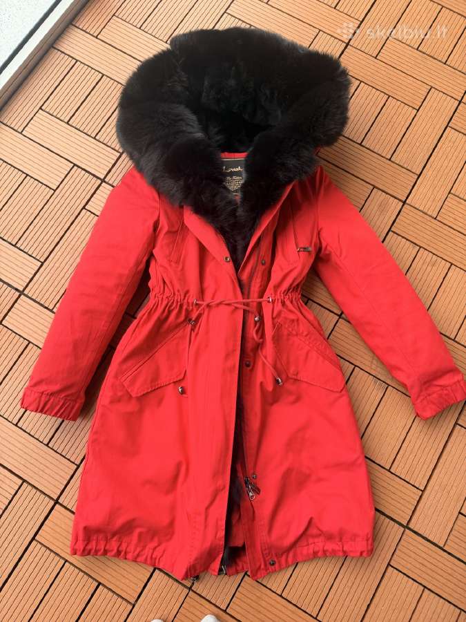 Parka su natūraliu kailiu - nuotraukos Nr. 2