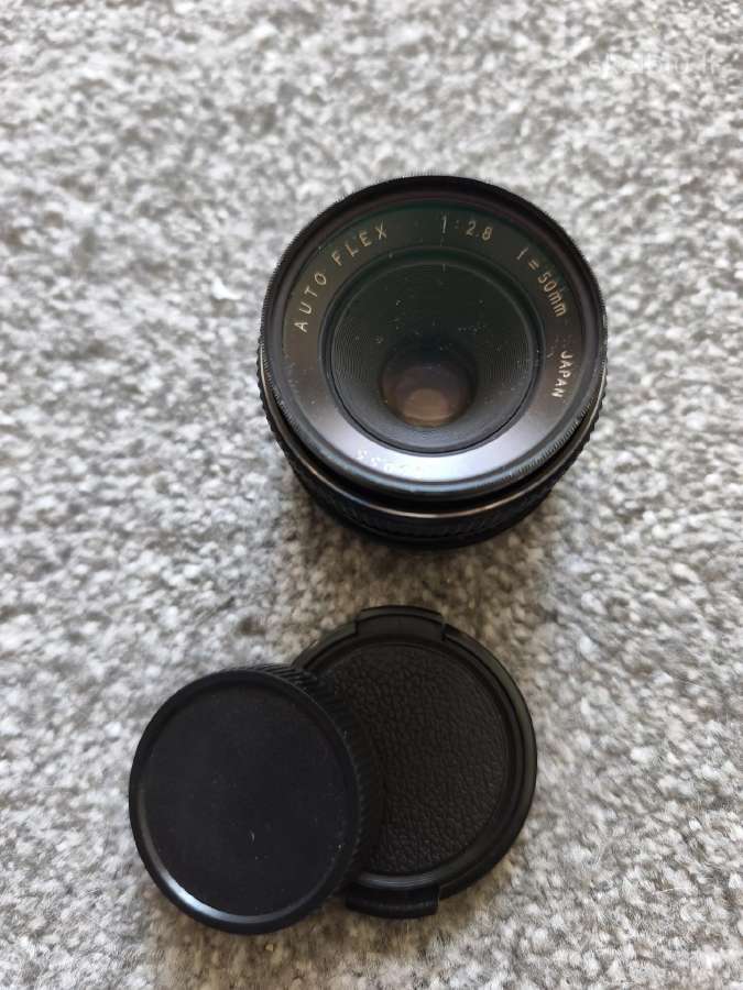 Fotoaparato objektyvas Chinon Auto Flex 50mm - nuotraukos Nr. 3