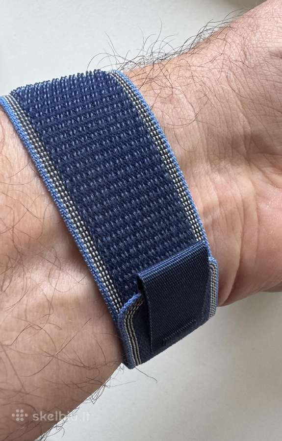 Apple Watch 49mm Blue Trail Loop Black Finish - nuotraukos Nr. 2