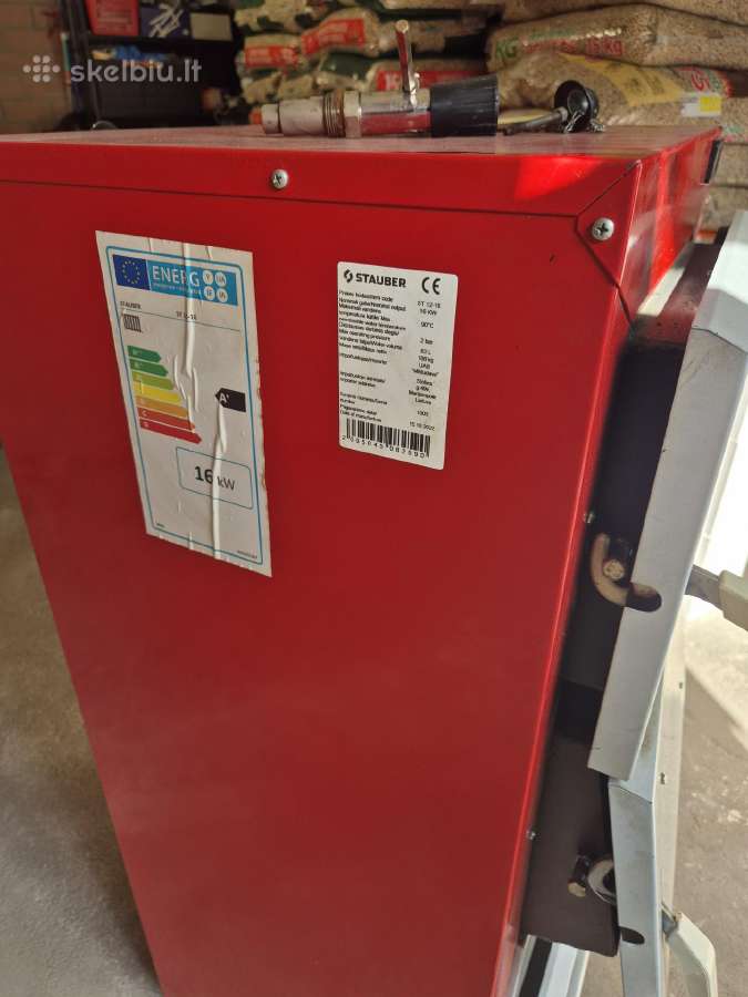 Naudotas 16kw Stauber kieto kuro katilas - nuotraukos Nr. 2