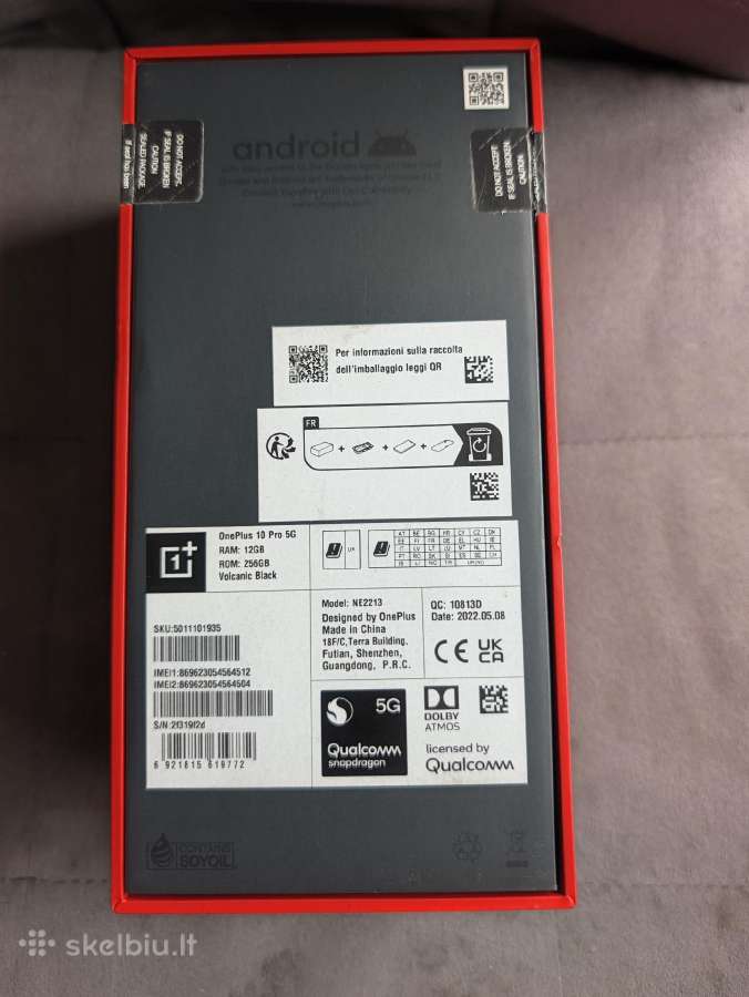Oneplus 10 Pro 256gb Volcanic Black - nuotraukos Nr. 8
