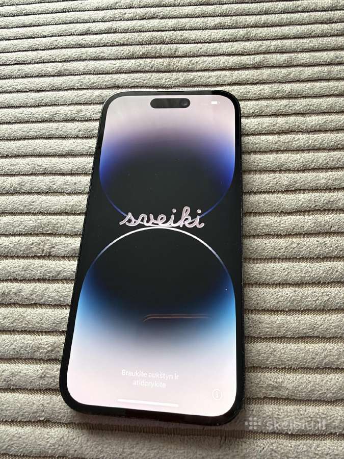 Parduodu iPhone 14 Pro 128gb Space Black - nuotraukos Nr. 3