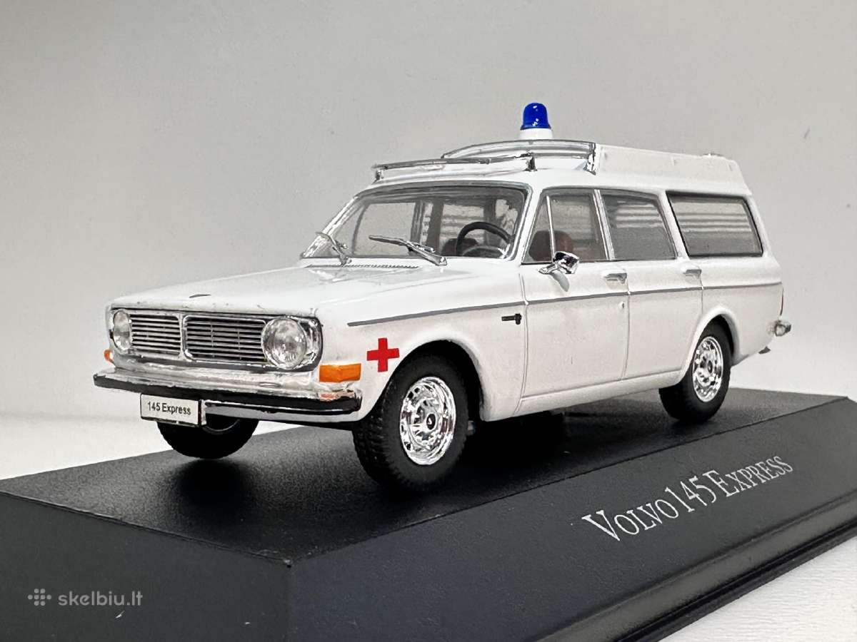 Volvo 145 Express Ambulance 1969 balta 1:43 Atl - nuotraukos Nr. 3