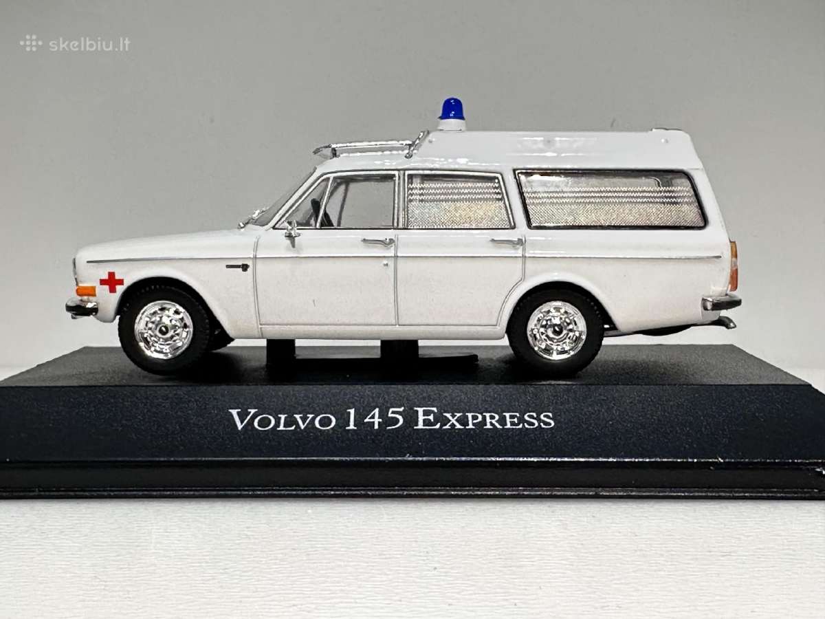 Volvo 145 Express Ambulance 1969 balta 1:43 Atl - nuotraukos Nr. 4