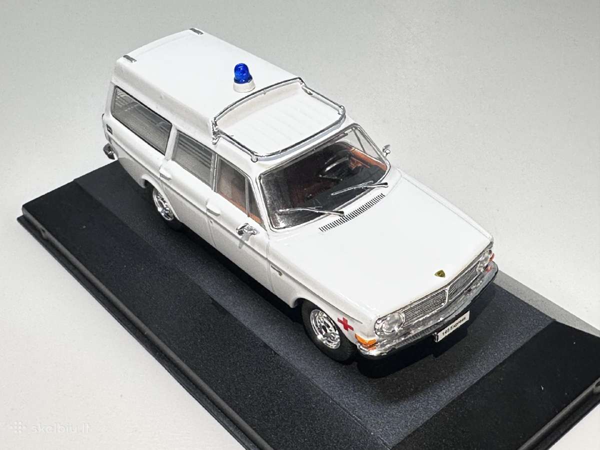 Volvo 145 Express Ambulance 1969 balta 1:43 Atl - nuotraukos Nr. 5