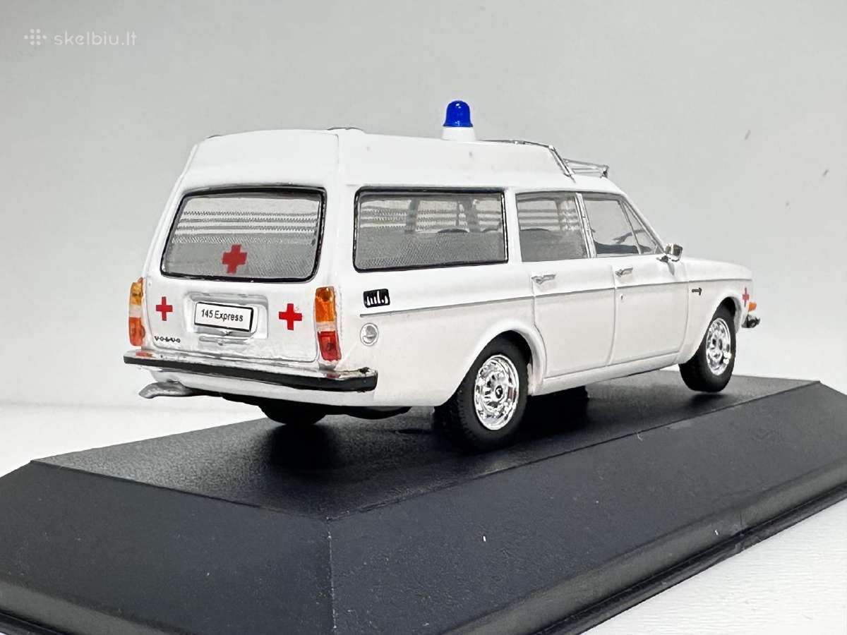 Volvo 145 Express Ambulance 1969 balta 1:43 Atl - nuotraukos Nr. 6