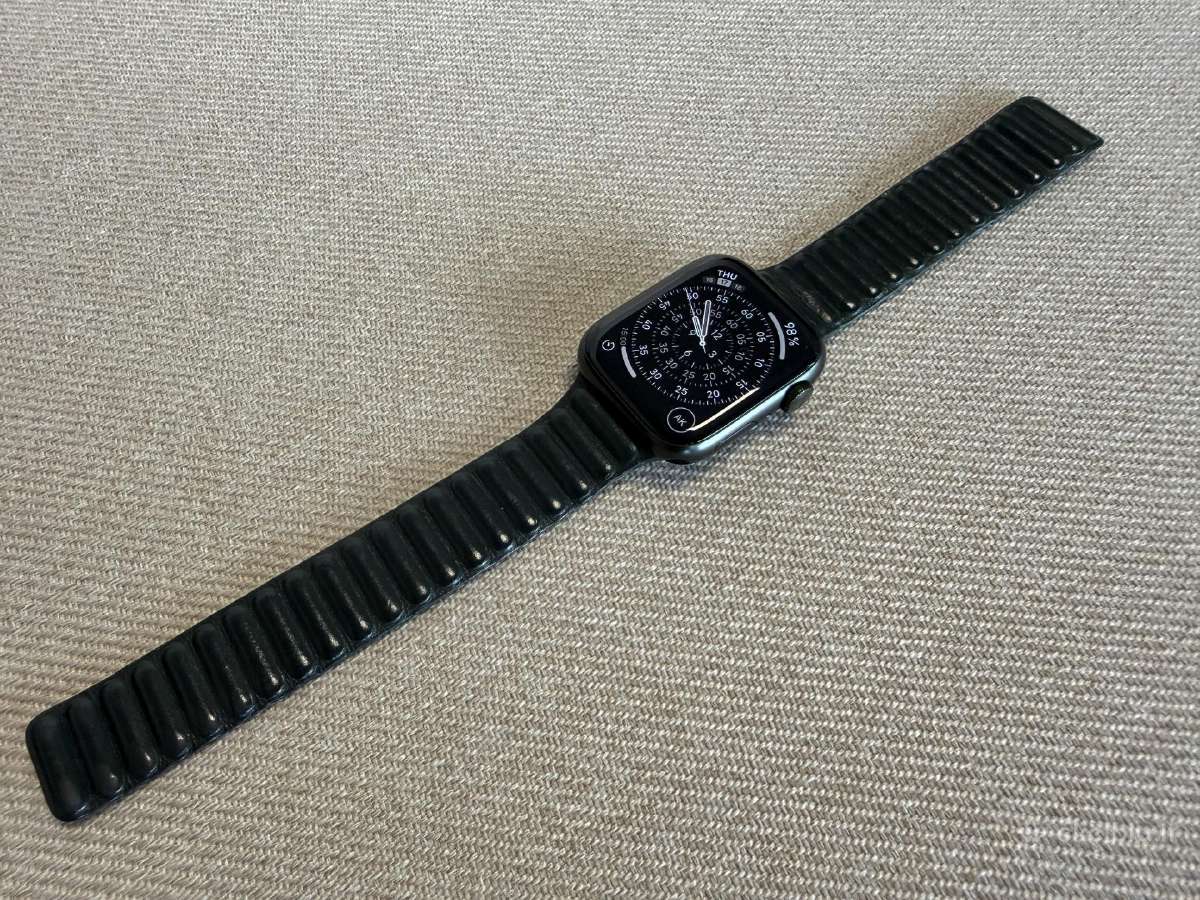 Apple Watch 7, 45 mm Green Aluminium and Ceramic - nuotraukos Nr. 16