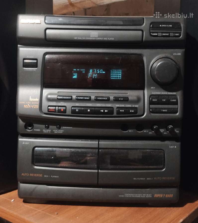 Aiwa centras CX-nv25hr+ Sony Ss-xb8av kolonėlės - nuotraukos Nr. 2