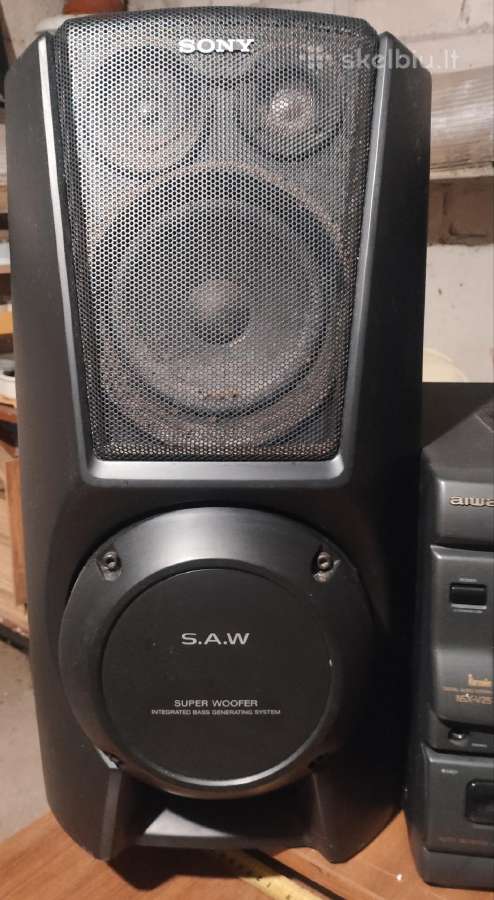 Aiwa centras CX-nv25hr+ Sony Ss-xb8av kolonėlės - nuotraukos Nr. 8