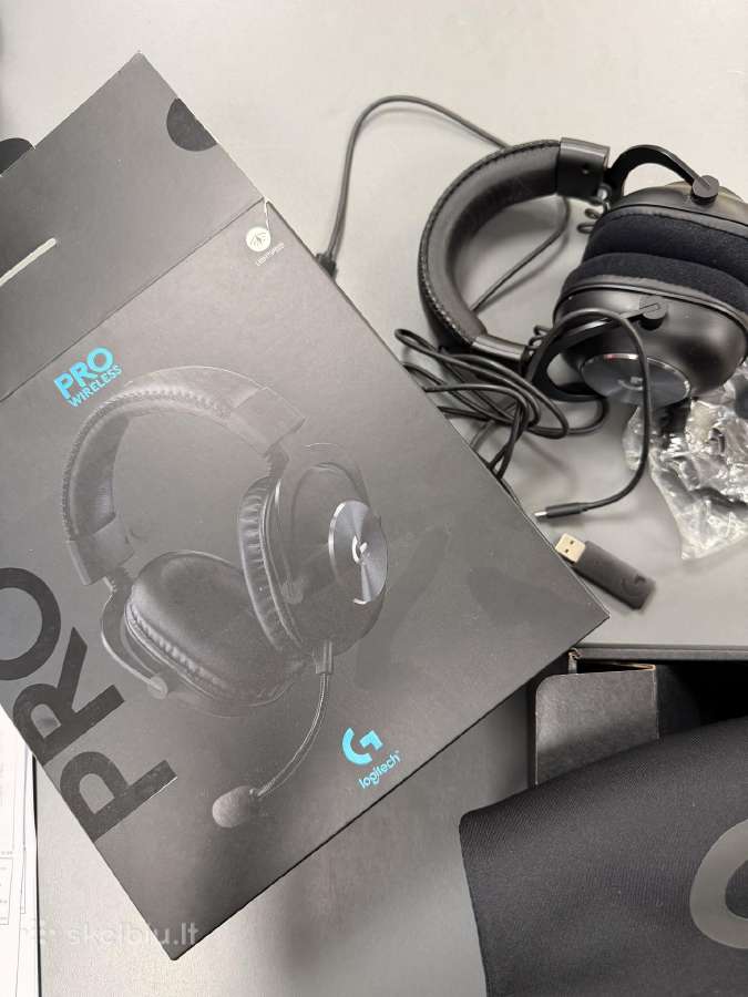 Parduodamos Logitech G Pro X Wireless Lightspeed - nuotraukos Nr. 2
