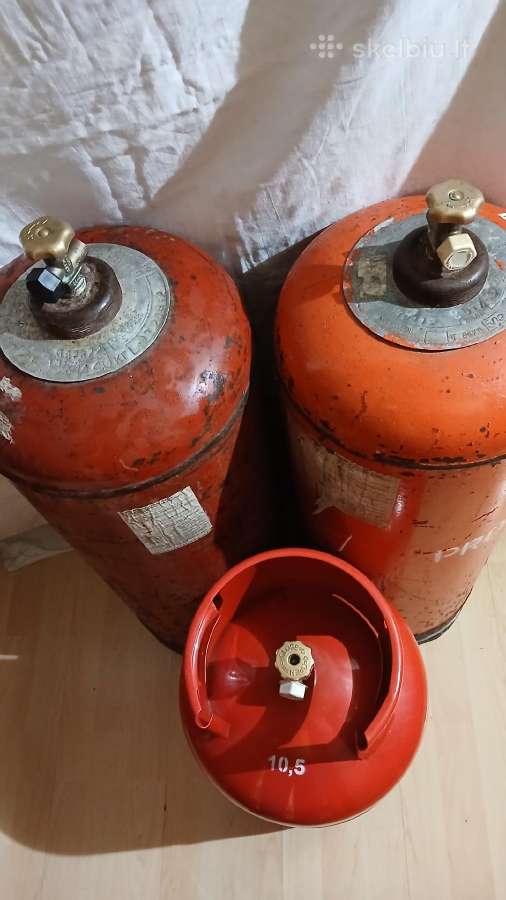 Dujų balionai: 50l, 27l tušti. Vilnius.liko - 27l - nuotraukos Nr. 3