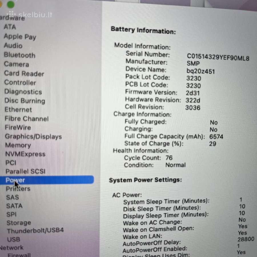 Parduodamas Apple MacBook Pro, modelis A1502 - nuotraukos Nr. 3
