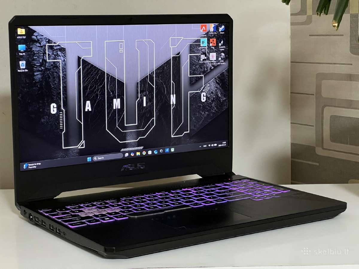 Parduodamas Asus Tuf su Gtx 1650, Ryzen 5, 120hz. - nuotraukos Nr. 2