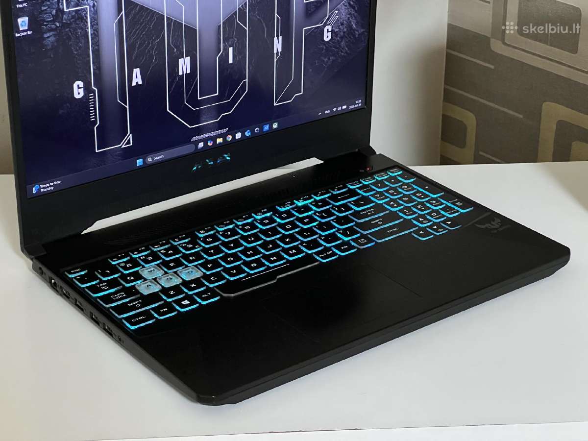 Parduodamas Asus Tuf su Gtx 1650, Ryzen 5, 120hz. - nuotraukos Nr. 3