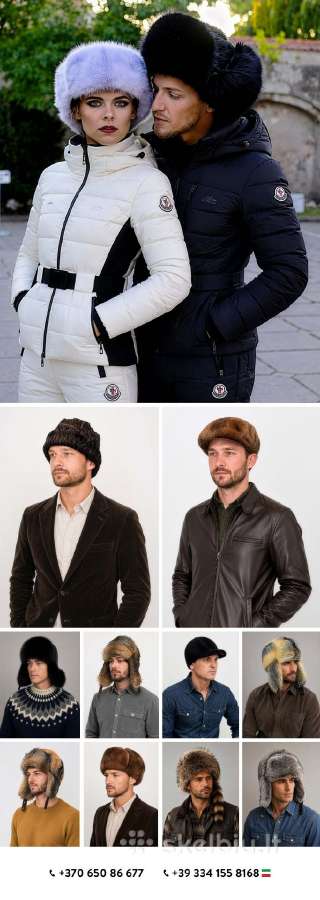 Kailiniai, kailiniai aksesuarai. Furs,fur hats - nuotraukos Nr. 7