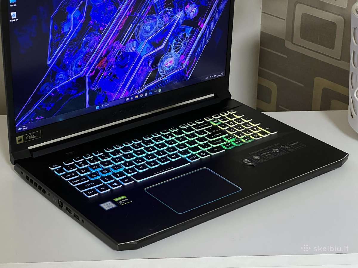 Parduodamas Predator 17 su Gtx 1660ti, I7, 144hz. - nuotraukos Nr. 3