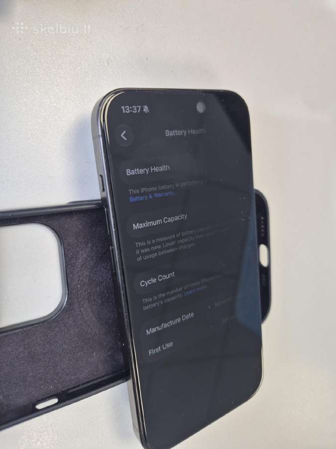 iPhone 15 Pro 128gb (Black Titanium) - nuotraukos Nr. 2