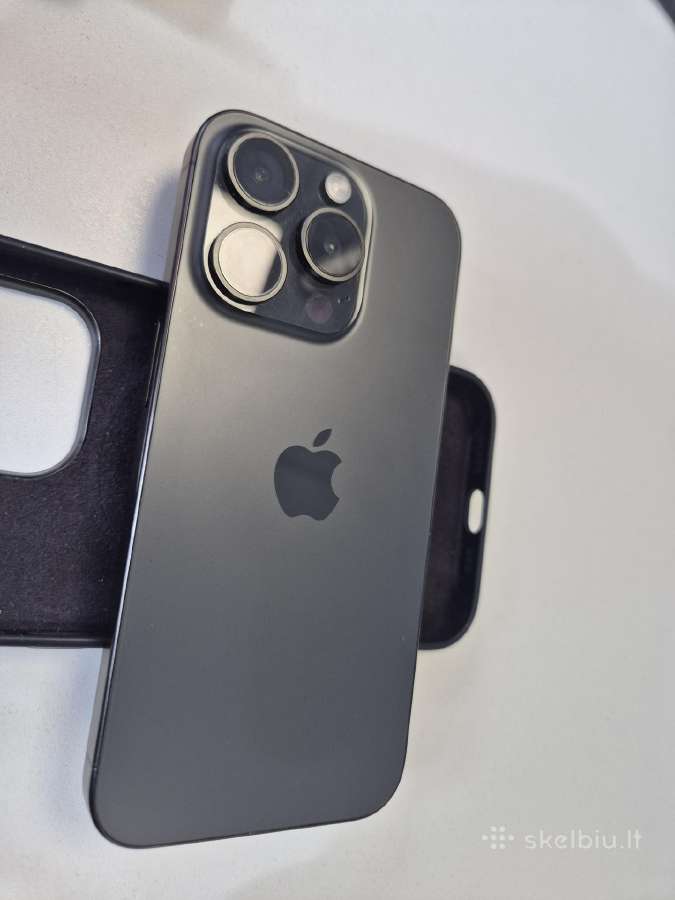 iPhone 15 Pro 128gb (Black Titanium) - nuotraukos Nr. 3