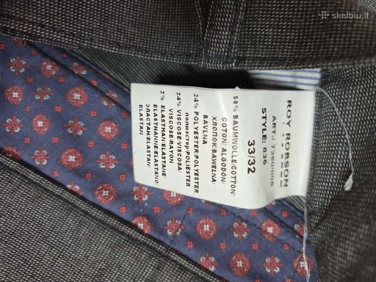 Vyriškos kelnės Zara, At.p.co, Roy Robson ir kt. - nuotraukos Nr. 8