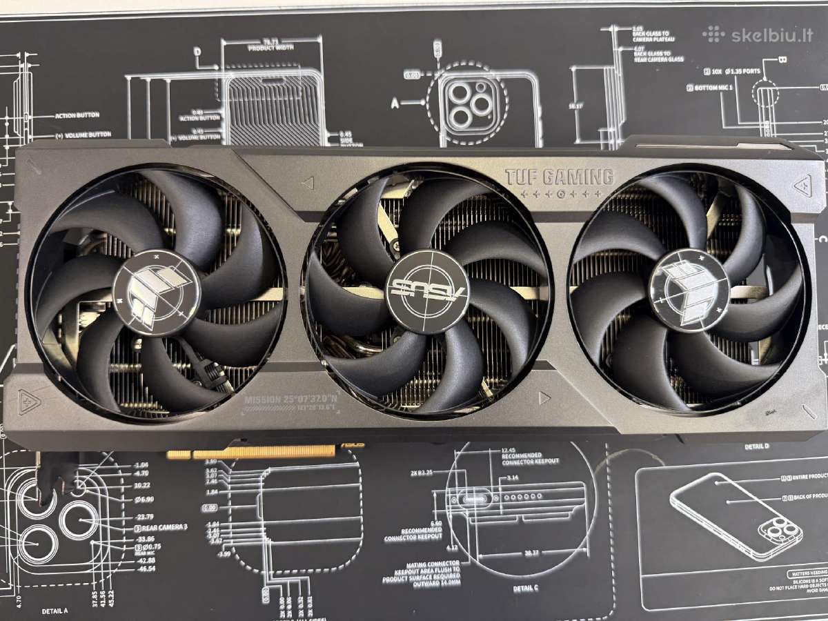Asus Tuf Gaming Geforce Rtx 4080 Super 16gb - nuotraukos Nr. 3