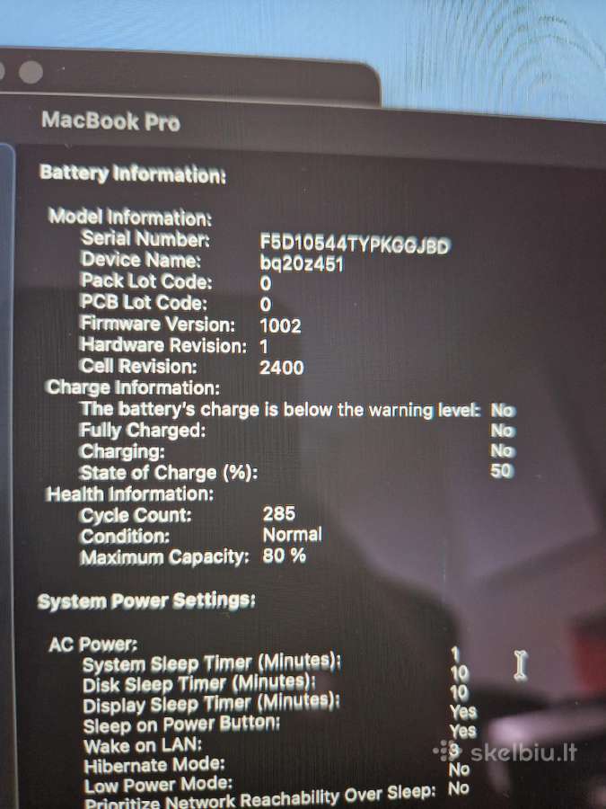 Apple MacBook Pro M1 13" 8/512 - nuotraukos Nr. 5