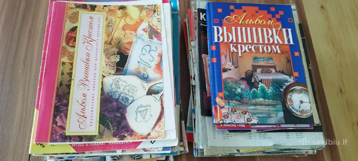 114 vnt siuvinėjimo kryželiu žurnalų ir albumų - nuotraukos Nr. 2