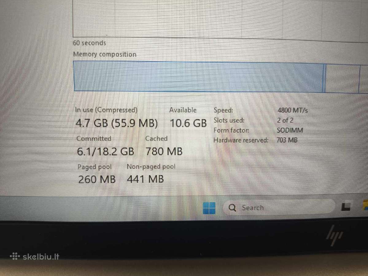 Elitebook 845 G9 Ryzen 7 6850u 16gb 256gb 24% - nuotraukos Nr. 8