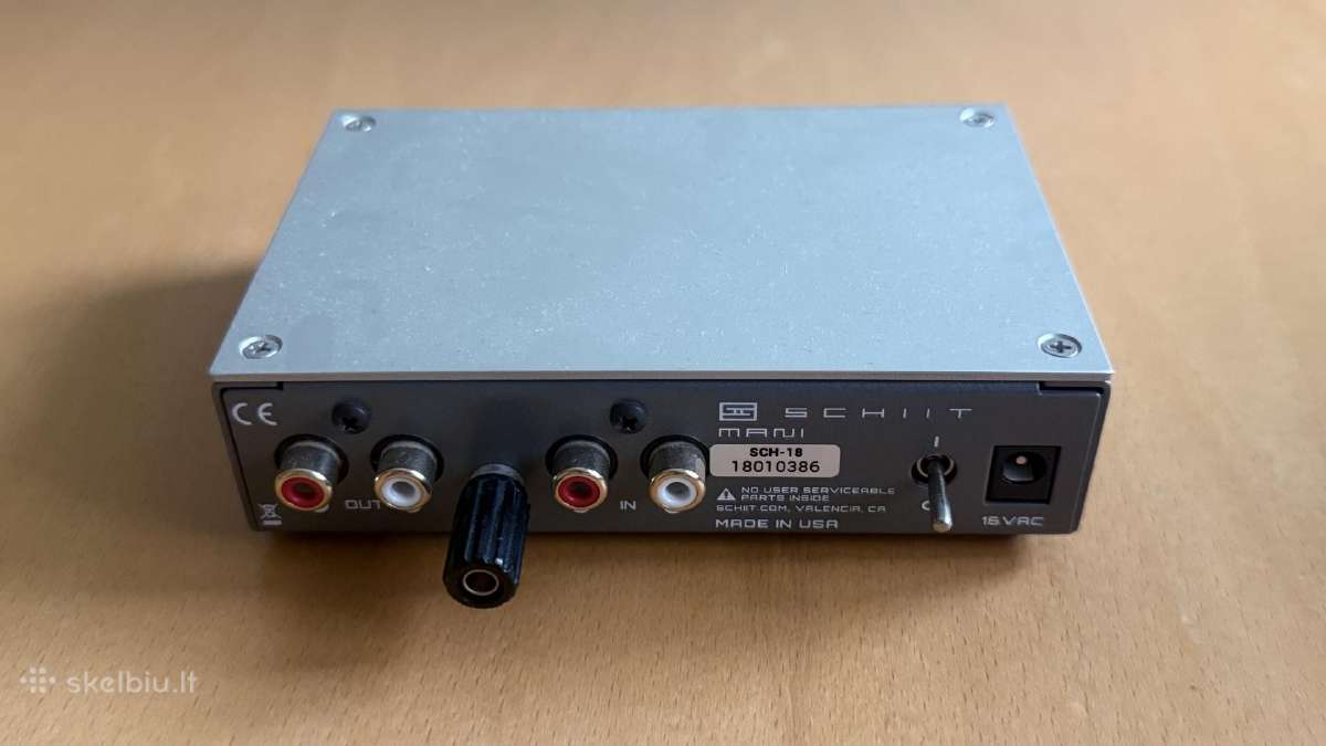 Schiit Mani Mm/mc fonokorektorius (phono preamp) - nuotraukos Nr. 2