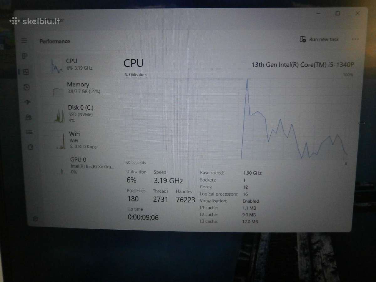 Dell Vostro 5630 16" ekranas, i5-1340p, SSD 512 GB - nuotraukos Nr. 5