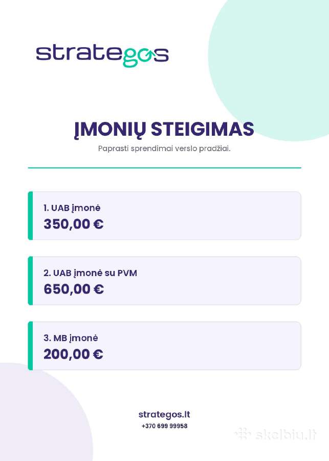 UAB Steigimas įmonių pardavimas verslo paslaugos - nuotraukos Nr. 4