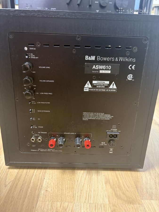 Bowers & Wilkins Asw 610 - nuotraukos Nr. 5