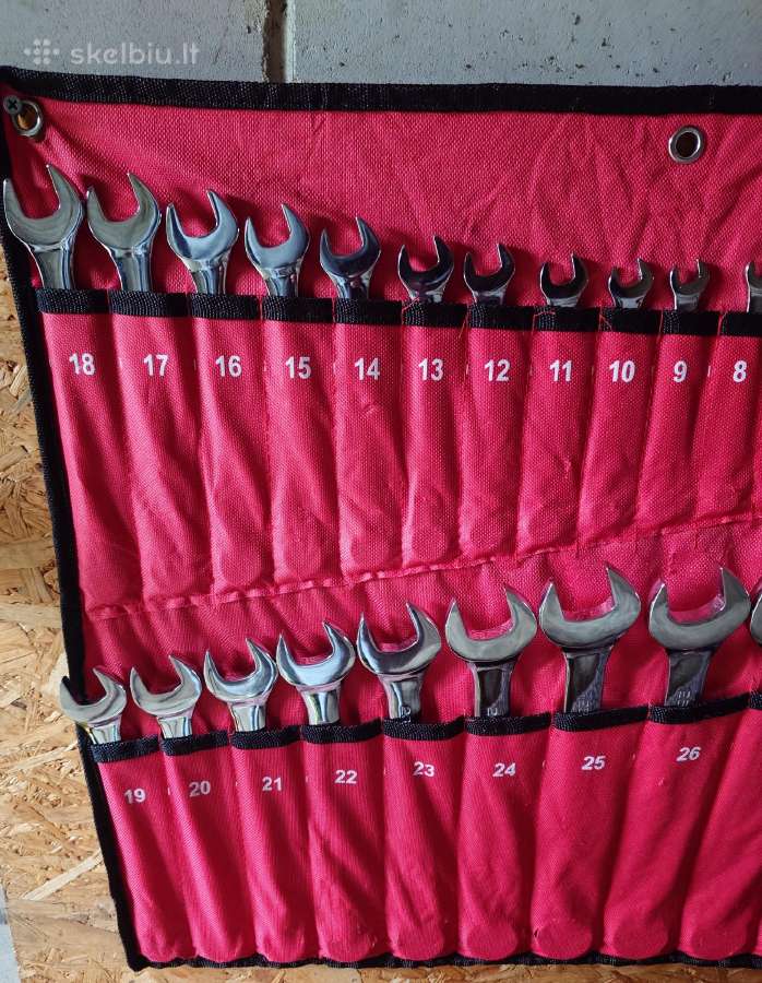 Raktų rinkinys Disen Tools (26 vnt., 6–32 mm) - nuotraukos Nr. 2