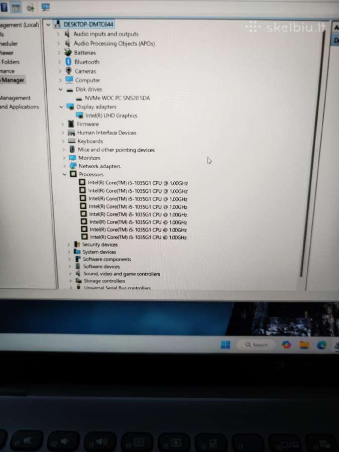 Asus i5 1035g1,8ram,512nvme,ips fhd - nuotraukos Nr. 5