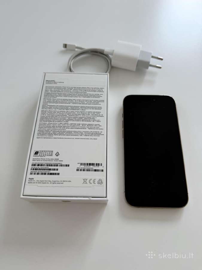 iPhone 14 Pro 256gb Puiki būklė - nuotraukos Nr. 3