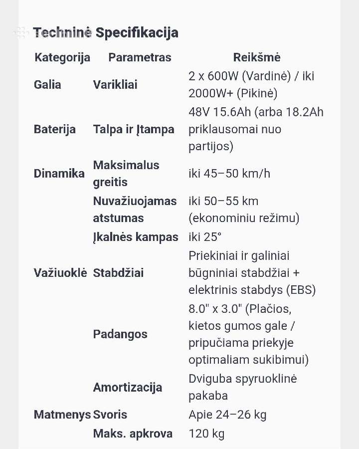 Elektrinis paspirtukas Miniwalker Tiger 8pro+ - nuotraukos Nr. 19