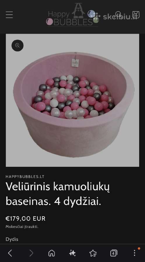 Kamuoliukų baseinas - nuotraukos Nr. 2
