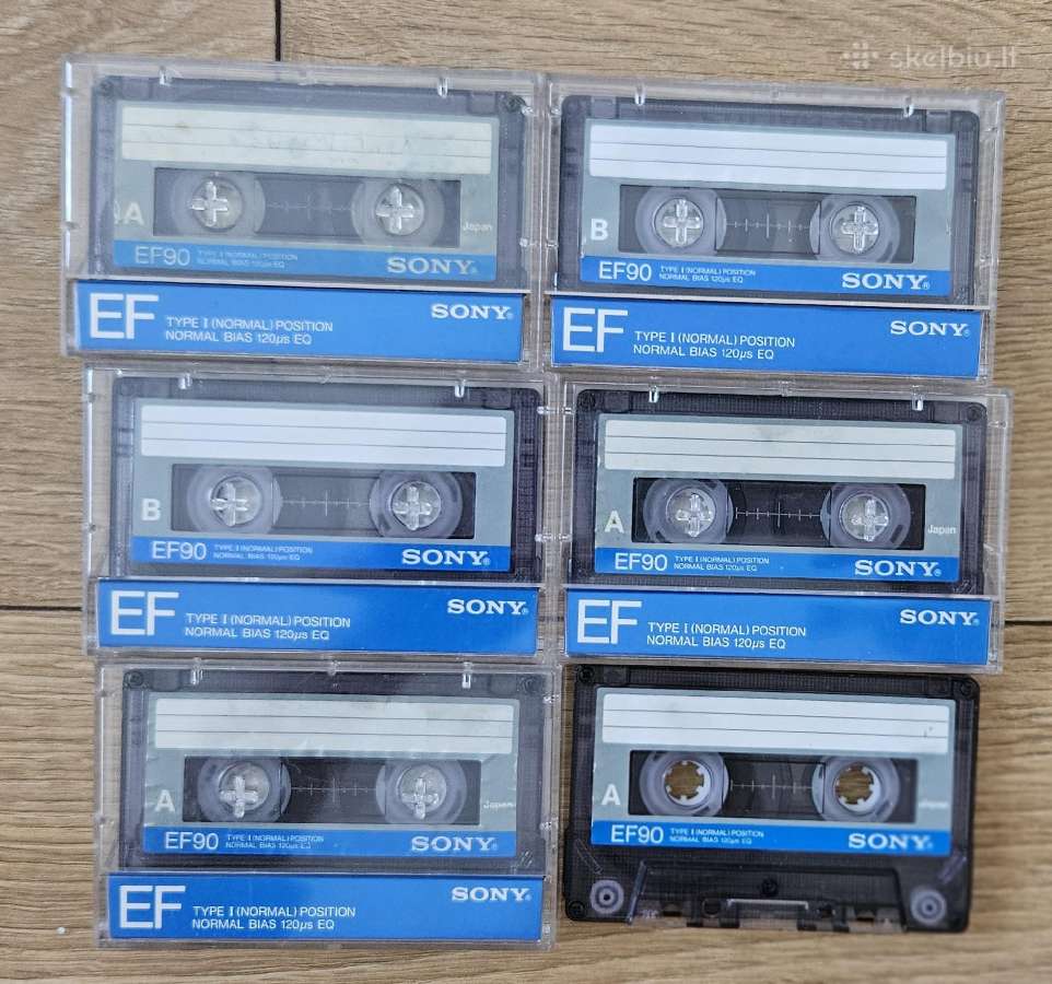 Kasetės Sony Hf, Chf, Ef - nuotraukos Nr. 5