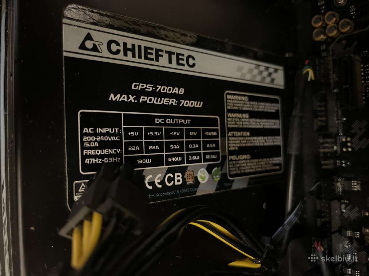 Ryzen 5 5600x 32gb 2tb Nvme Rtx4070 12gb garantija - nuotraukos Nr. 5