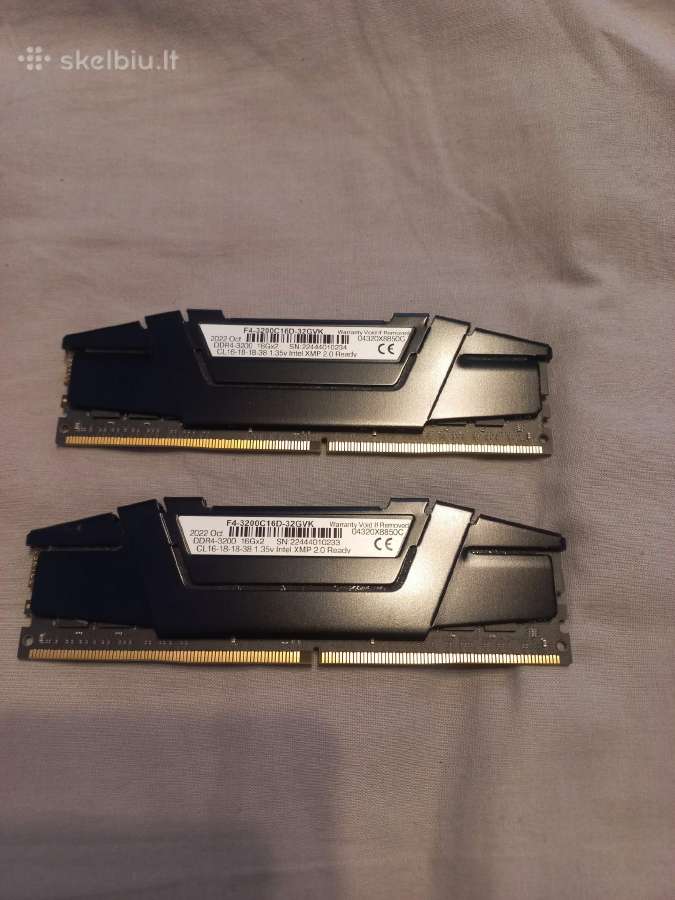 G Skill 2x16gb 32gb 3200mhz - nuotraukos Nr. 2