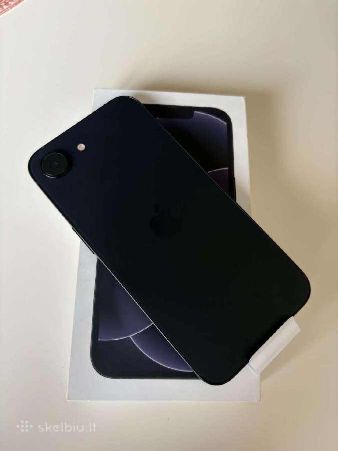 iPhone 17e 256gb Black – Naujas, 24 mėn. Garantija - nuotraukos Nr. 2