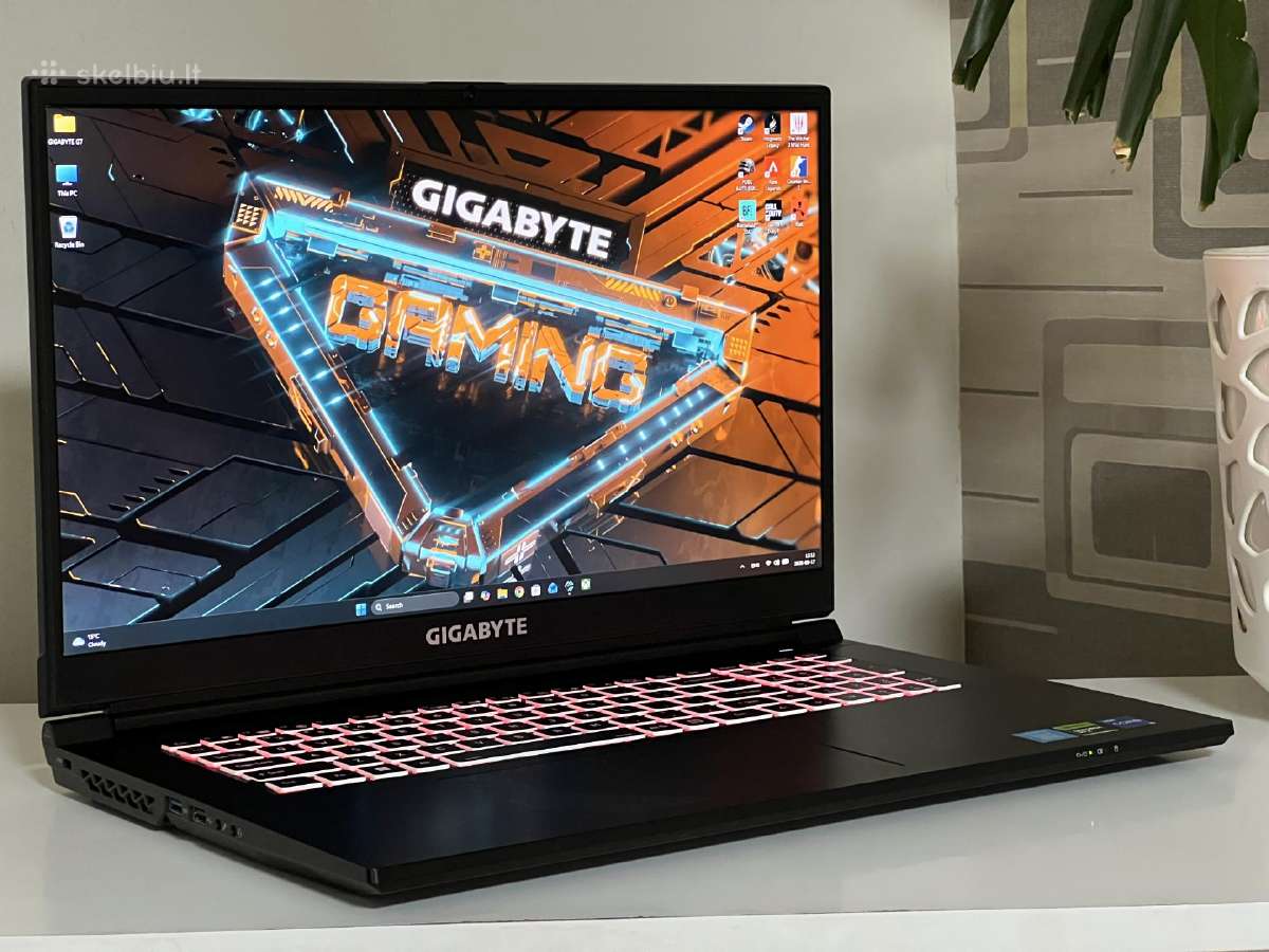 Parduodamas Gigabyte G7 su Rtx 4050, I5-12k, 144hz - nuotraukos Nr. 2