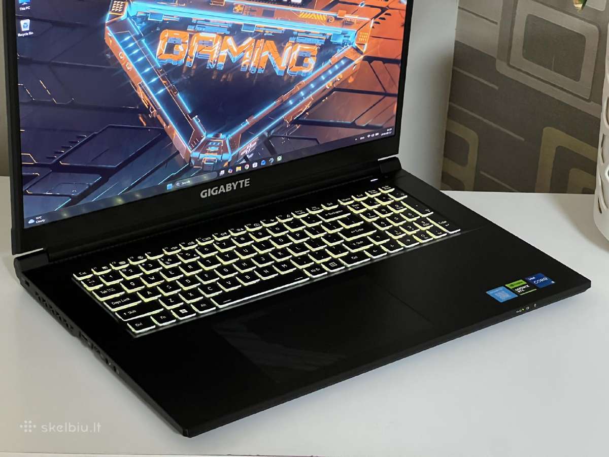 Parduodamas Gigabyte G7 su Rtx 4050, I5-12k, 144hz - nuotraukos Nr. 3
